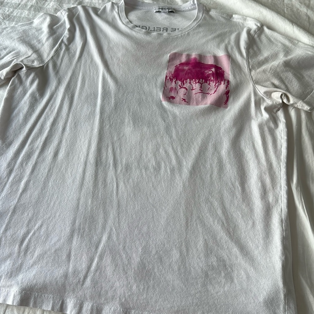 True Religion men’s size xl white tee like new condition